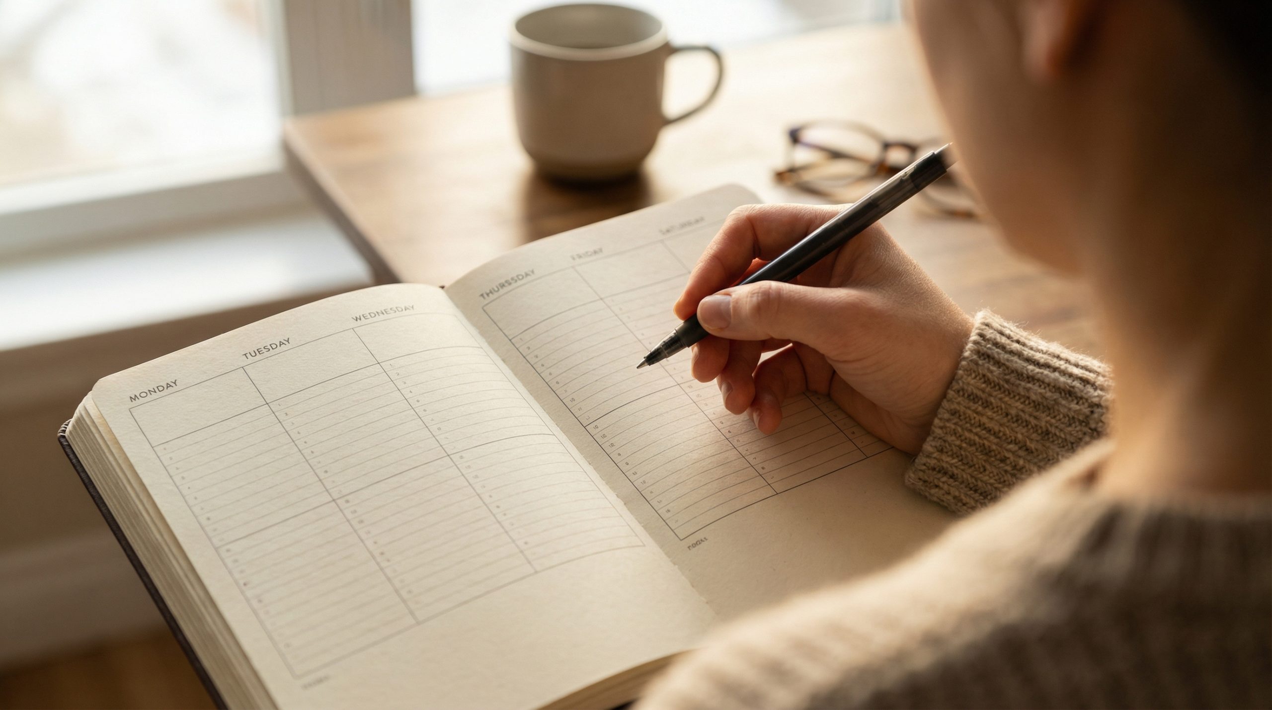 Espaços livres protegem seu Planejamento Semanal (teste) - 2