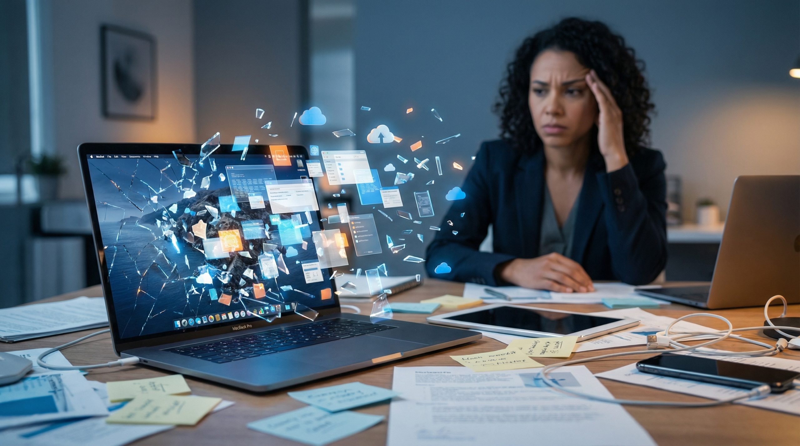 Dados dispersos quebram Ferramentas de Trabalho (risco)