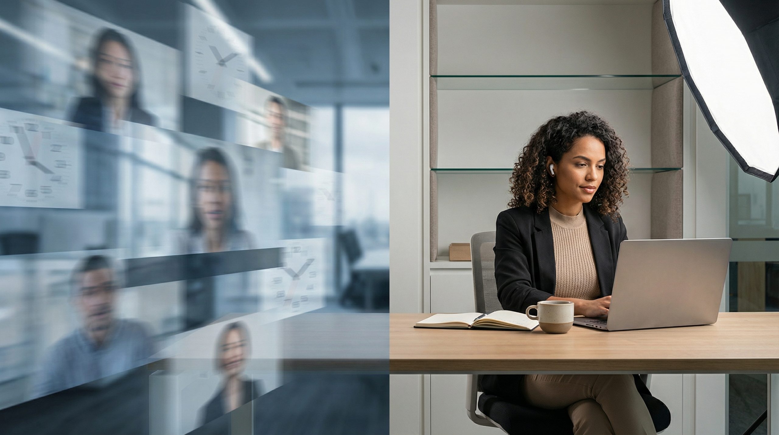 Assincronismo calibra Reuniões e Comunicação (reais)