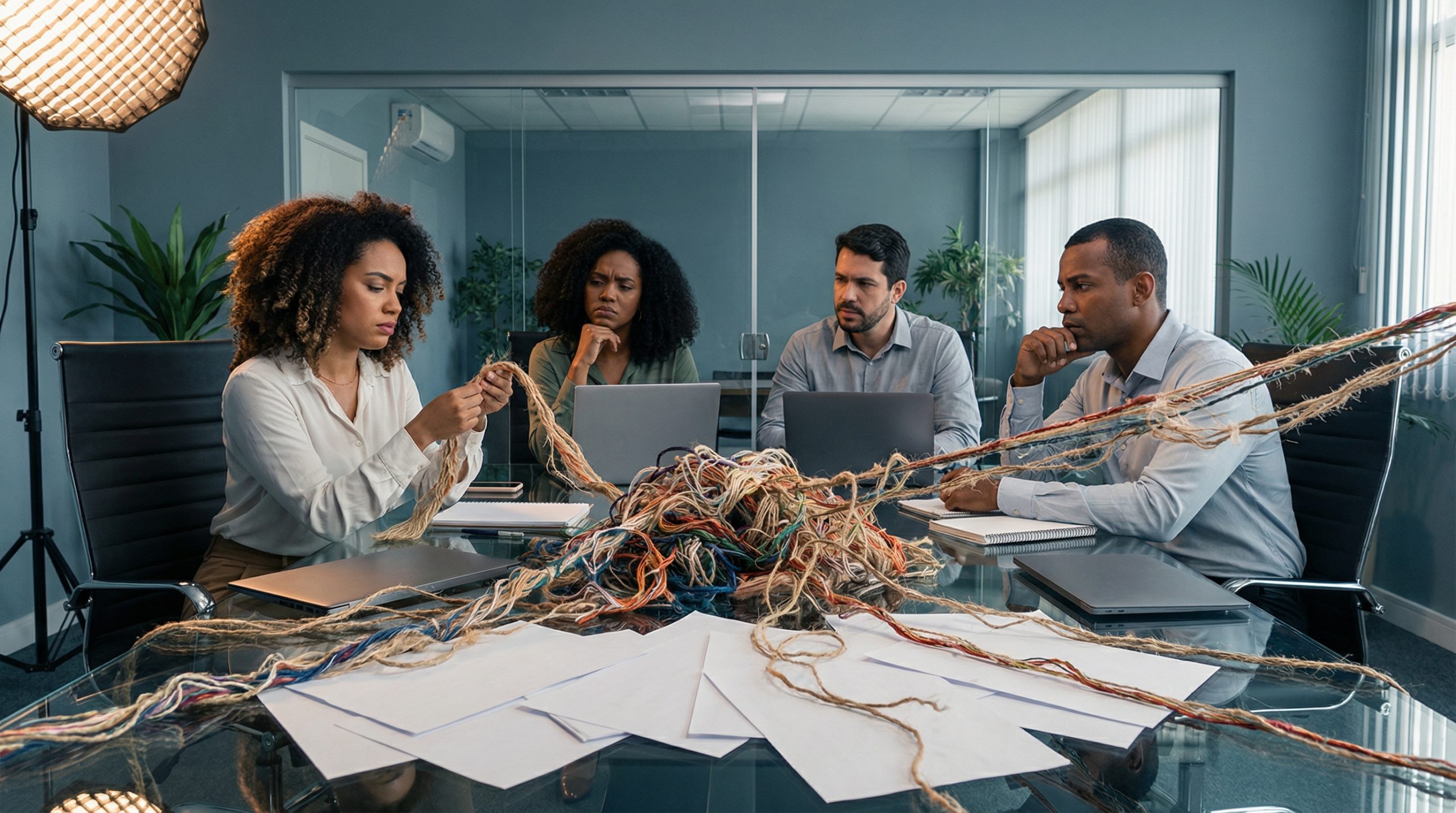 Pontas soltas emperram Reuniões e Comunicação