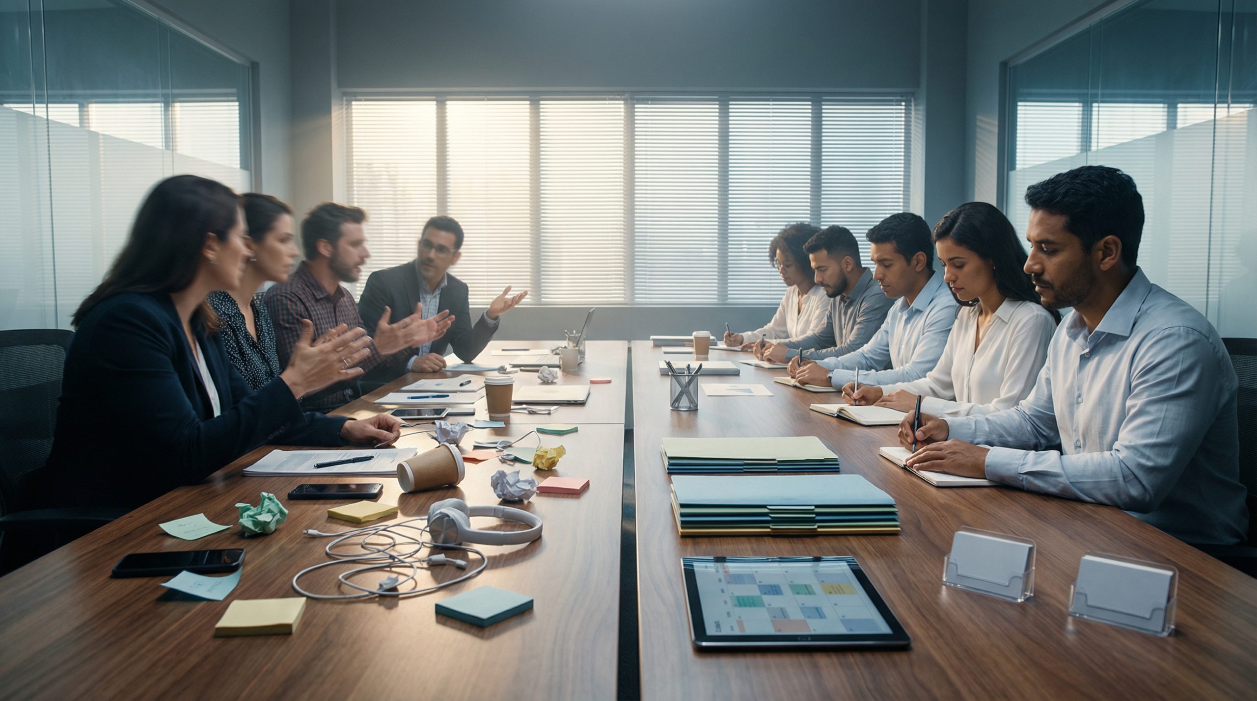 Fim do improviso nas Reuniões e Comunicação (meta)