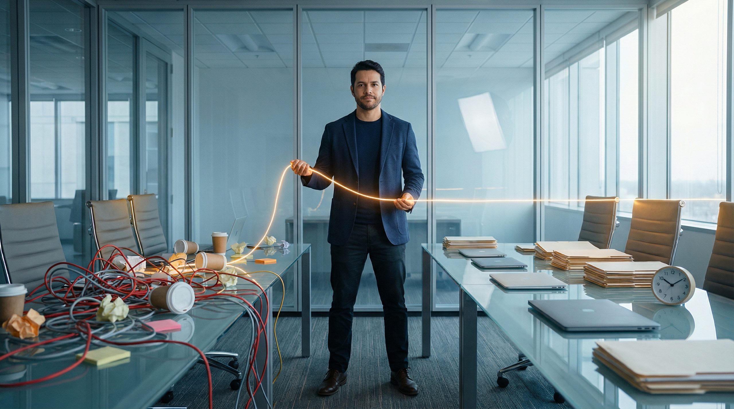 Resolva o caos das Reuniões e Comunicação (clareza total)