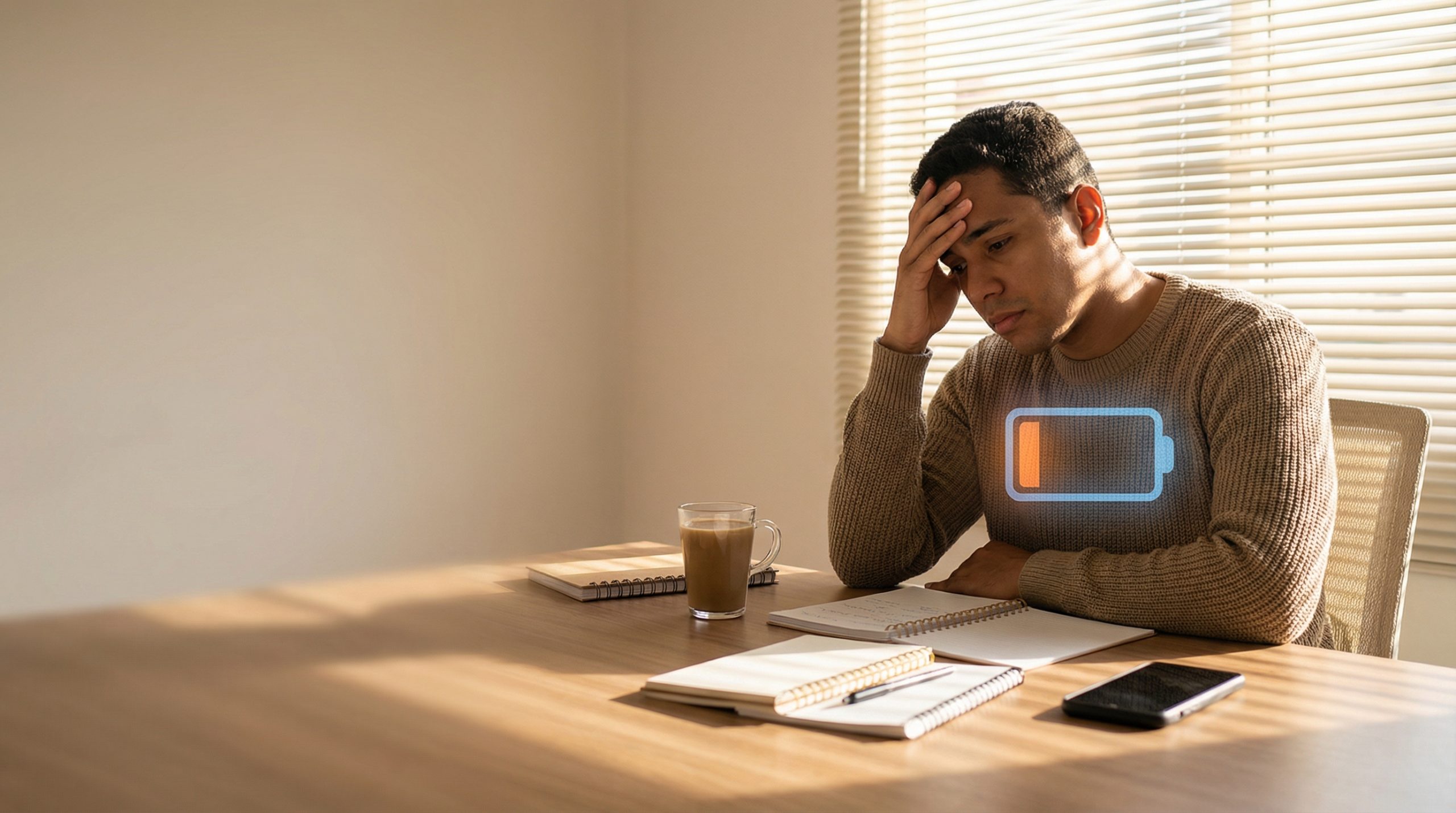 Sobrecarga (oculta) esgota Rotina e Energia em dias longos