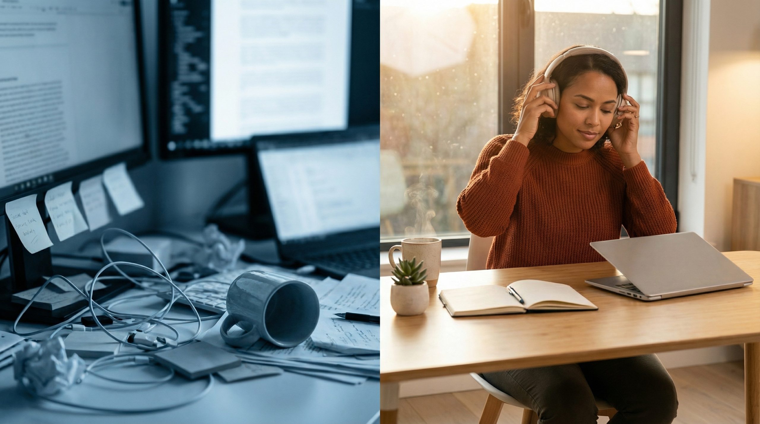 Troque a multitarefa (caótica) por Foco no Dia